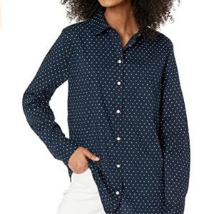 Women's Classic-Fit Long Sleeve Button